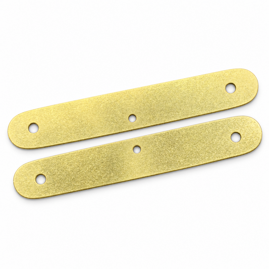 100mm SAK Garden Knife Liner Plates – Gold-Tone Replacement Pair - Main image 01