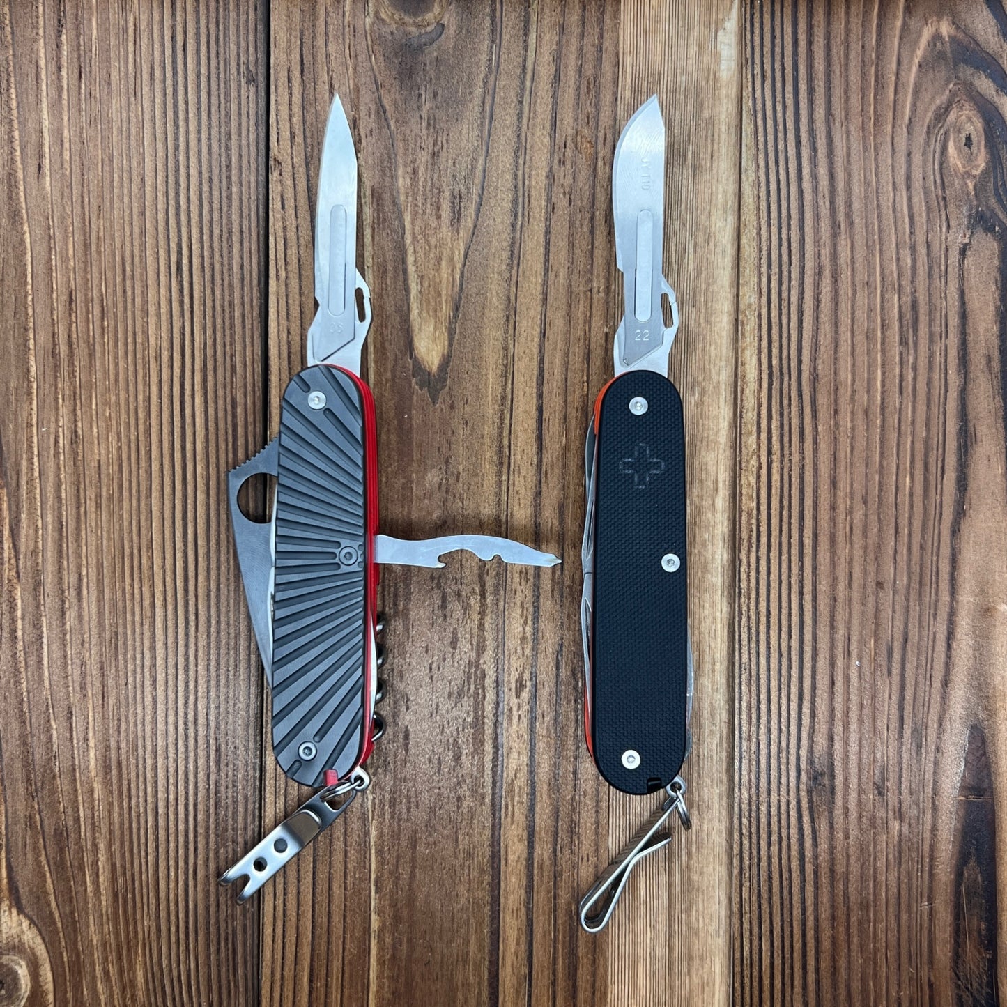 Scalpel Handle with Thumb Hole Fits No36 Blade For 91mm Knife