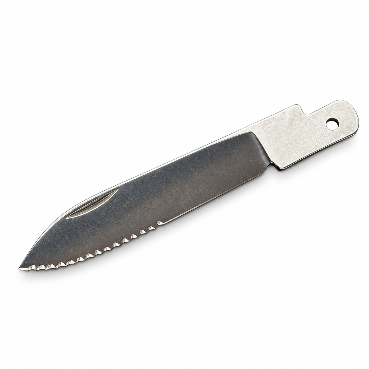 91mm SAK Replacement Serrated Blades – Four Edge Styles - Main Blade – Tip Serrations