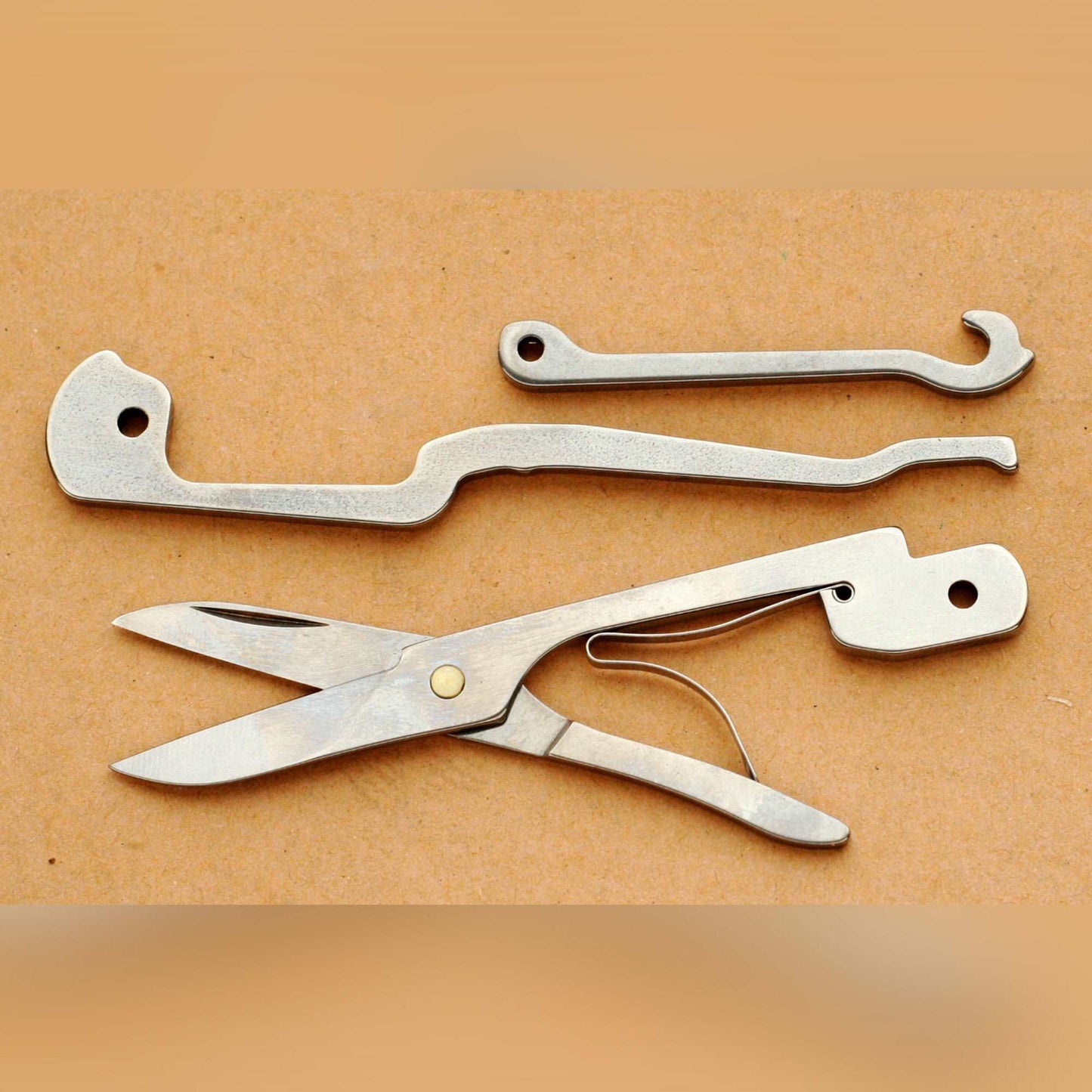 Scissor Parcel Hook DIY Knife Making Spare Parts for 91mm SAK Parts tools