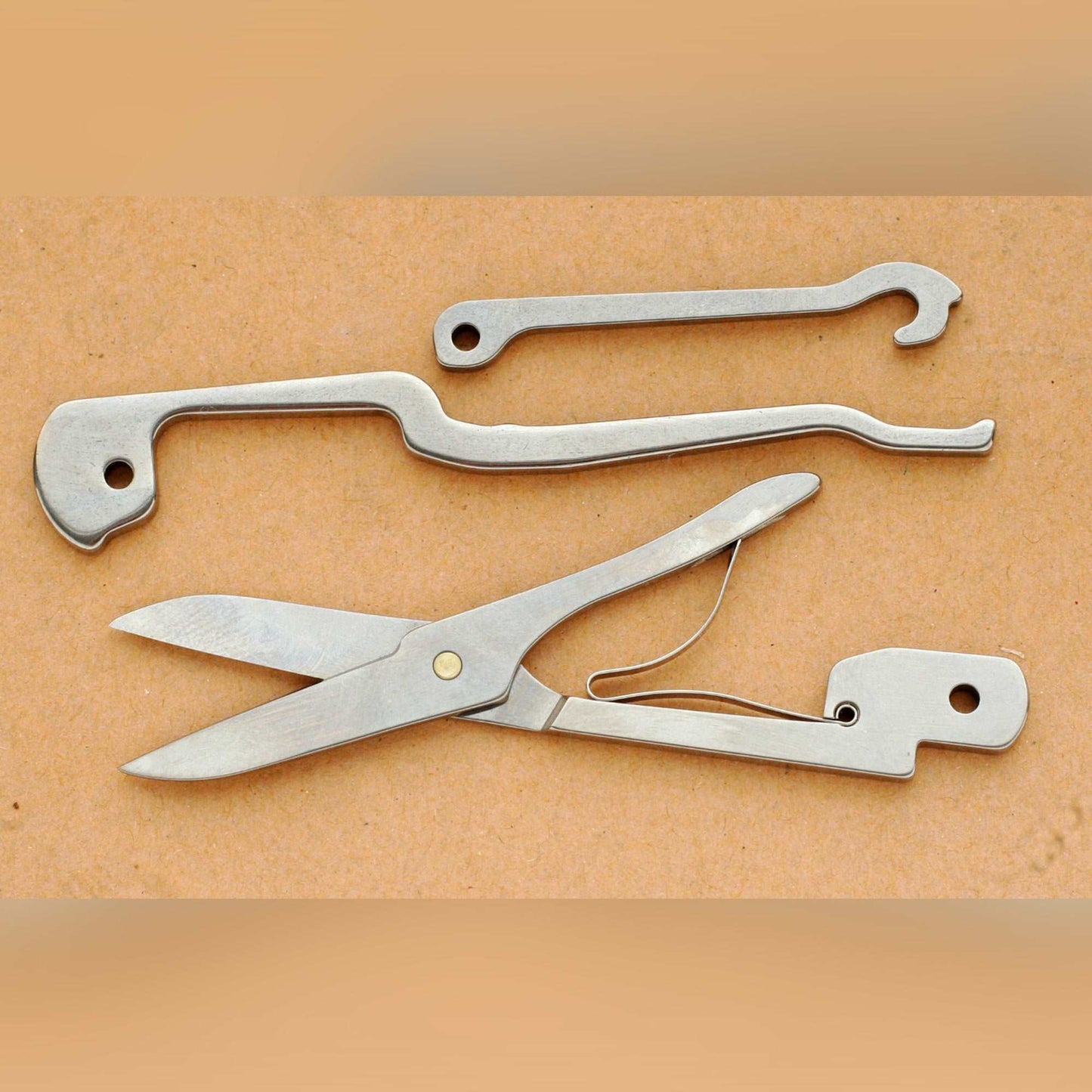 Scissor Parcel Hook DIY Knife Making Spare Parts for 91mm SAK Parts tools