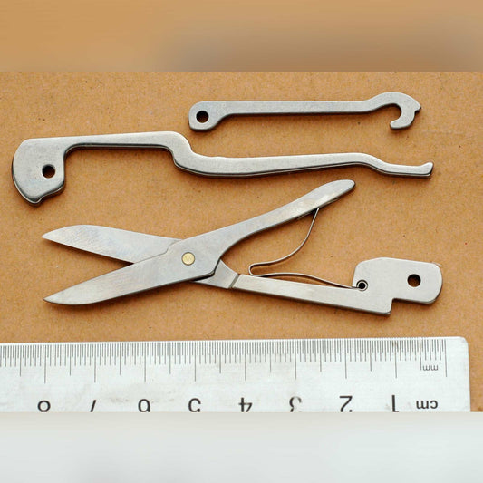 Scissor Parcel Hook DIY Knife Making Spare Parts for 91mm SAK Parts tools