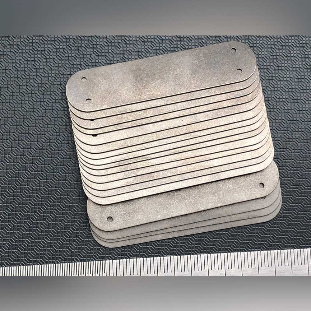 Titanium Liner TC4 Alloy Stone Washed Knife Part for 58mm SAK Parts tools