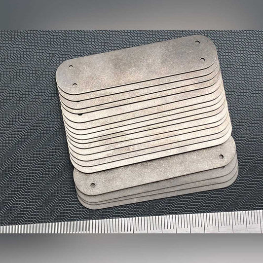 Titanium Liner TC4 Alloy Stone Washed Knife Part for 58mm SAK Parts tools