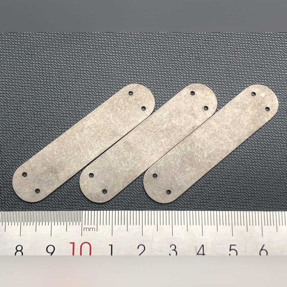 Titanium Liner TC4 Alloy Stone Washed Knife Part for 58mm Victorinox Swiss Army SAK Parts Victorinox swiss army knife tools