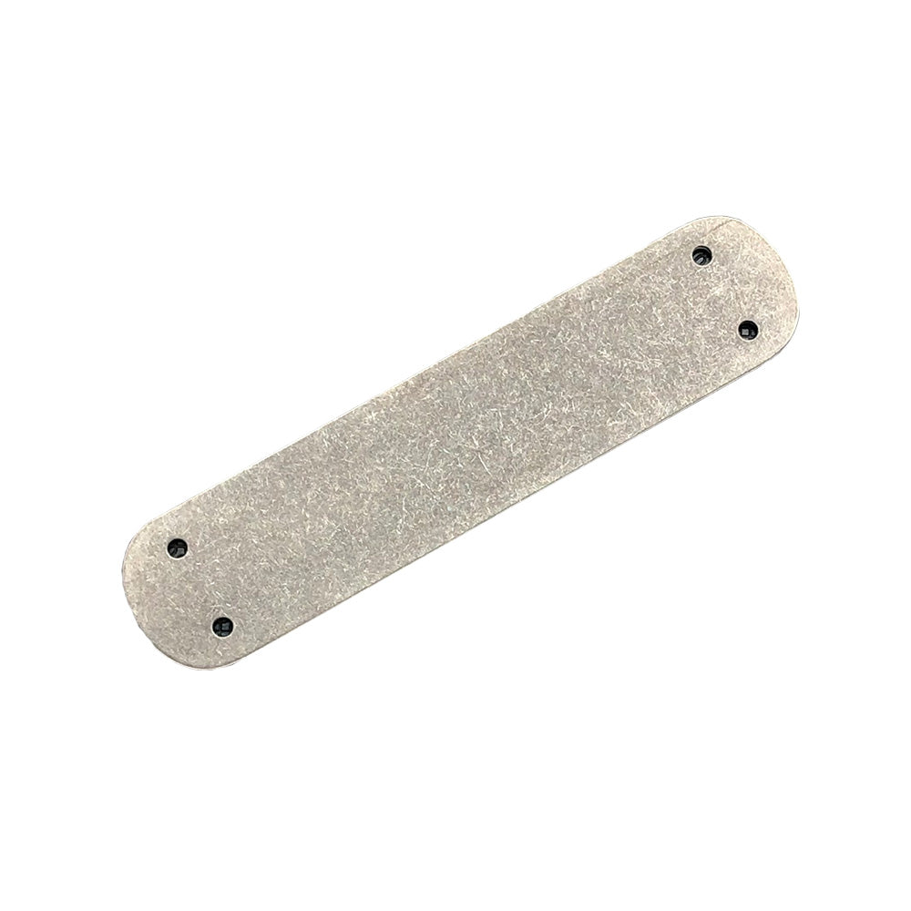 Titanium Liner TC4 Alloy Stone Washed Knife Part for 74mm SAK Parts tools
